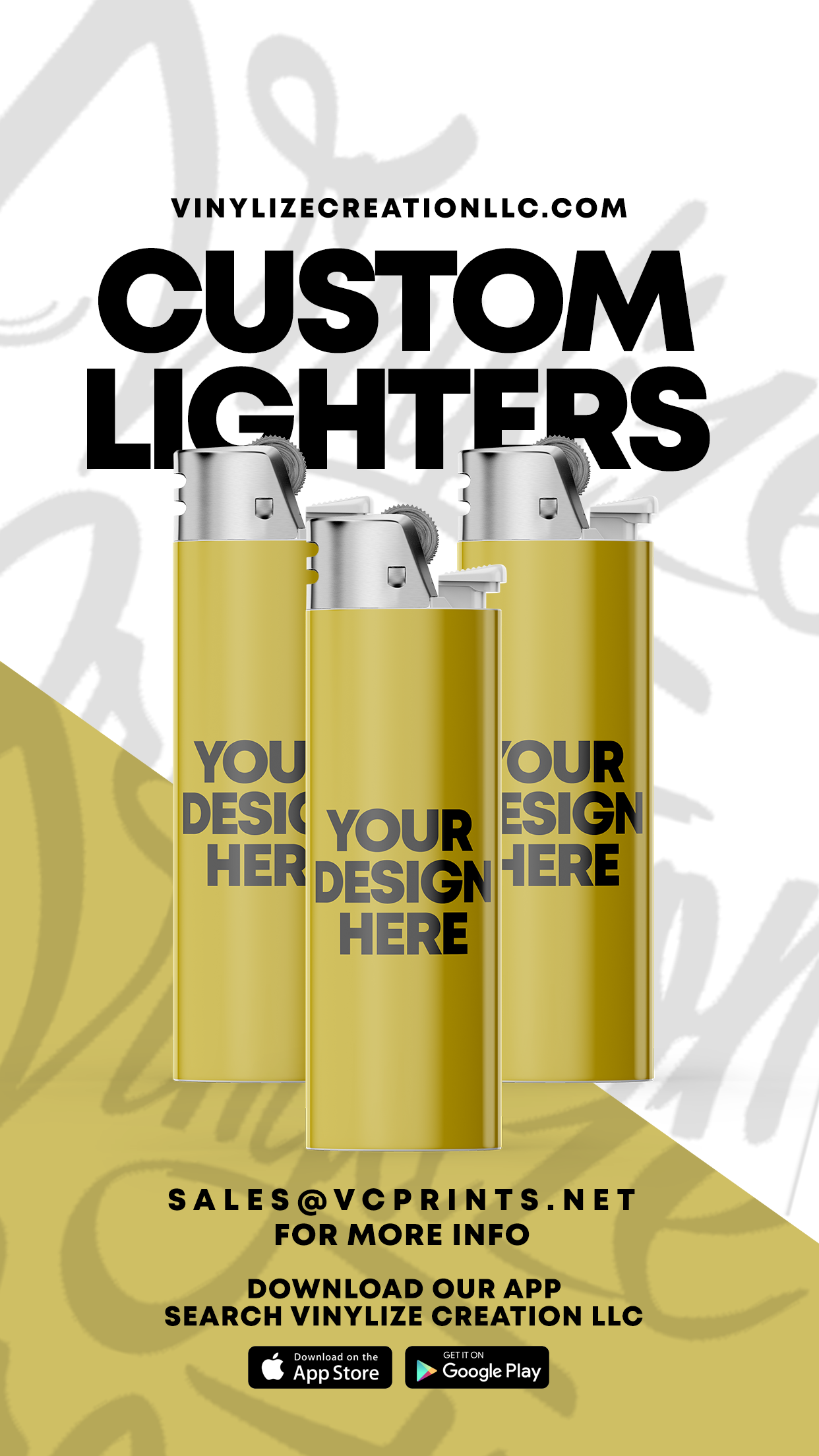 Custom Wrapped Bic Lighters – Vinylize Creation LLC