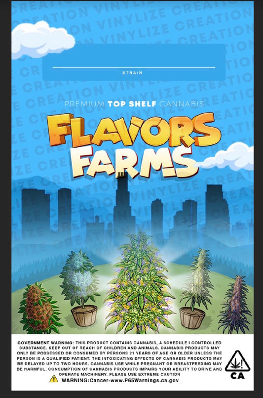 Custom Mylar Bag - Flavor Farms