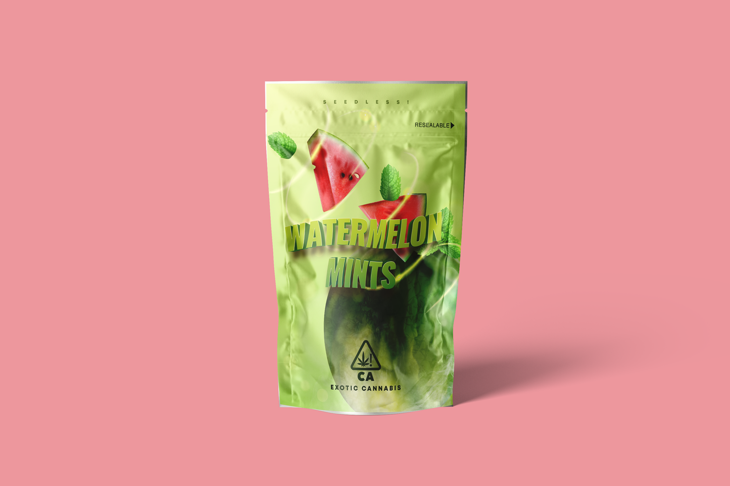 Custom Mylar Bag - Watermelon Mints