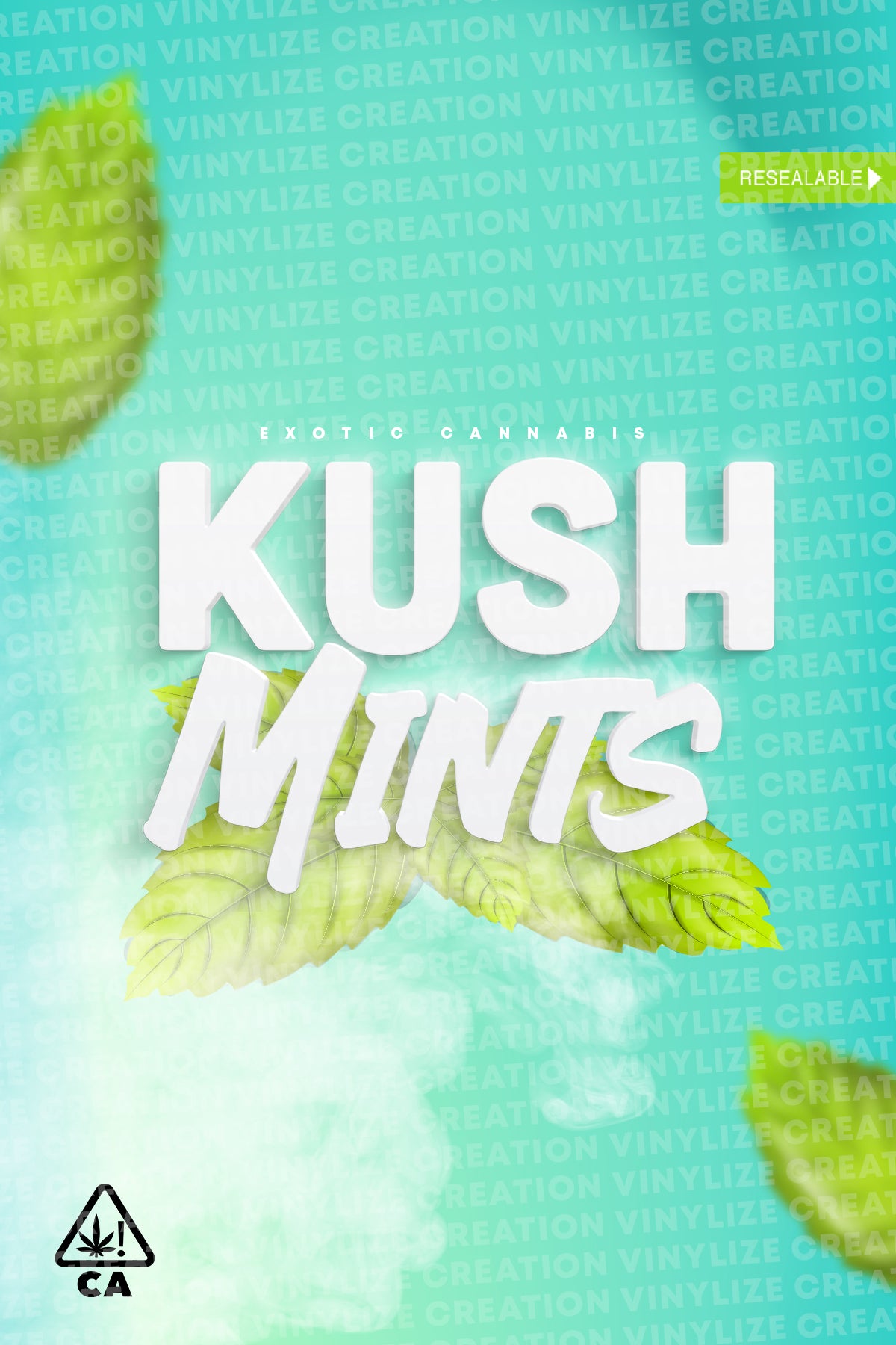Custom Mylar Bag - Kush Mints