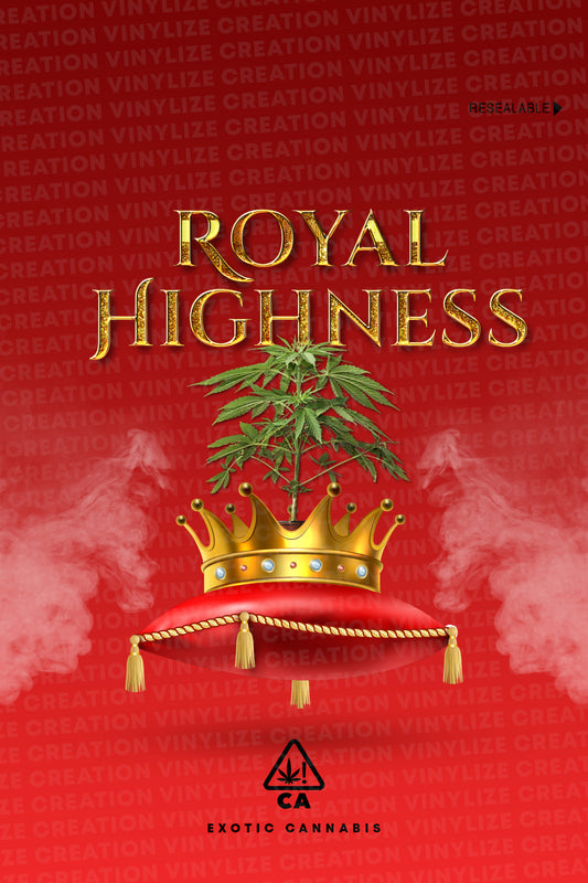 Custom Mylar Bag - Royal Highness